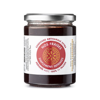 Confiture Artisanale Extra de Fraises 345 g