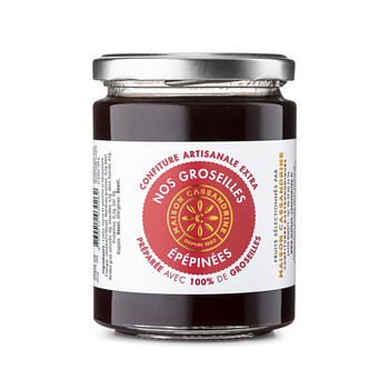 Confiture Artisanale Groseilles Épépinées 345 g